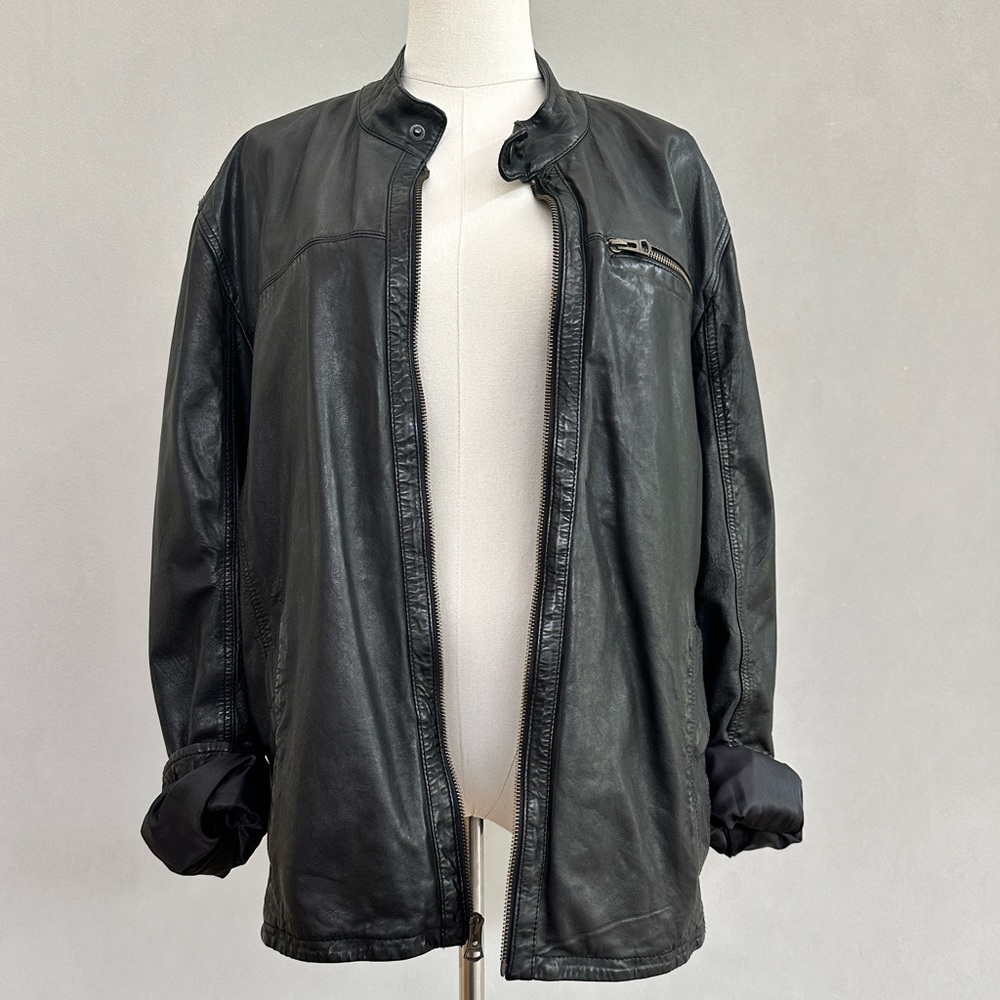 Men’s Cole Haan Lamb Skin Leather Jacket